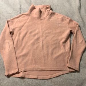 Banana Republic Pink mock turtle neck